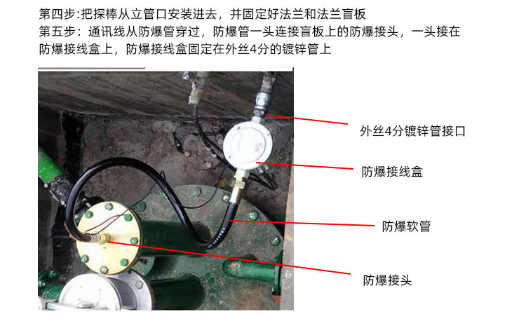 加油站油罐液位儀下裝內裝安裝圖片視頻教程